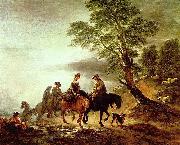 Thomas Gainsborough Ritt zum Markt painting